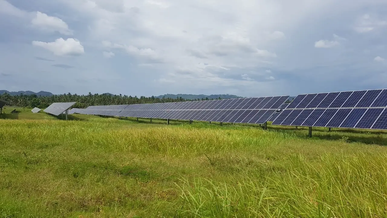 The operating Quantum Solar Gorontalo plant at Isimu